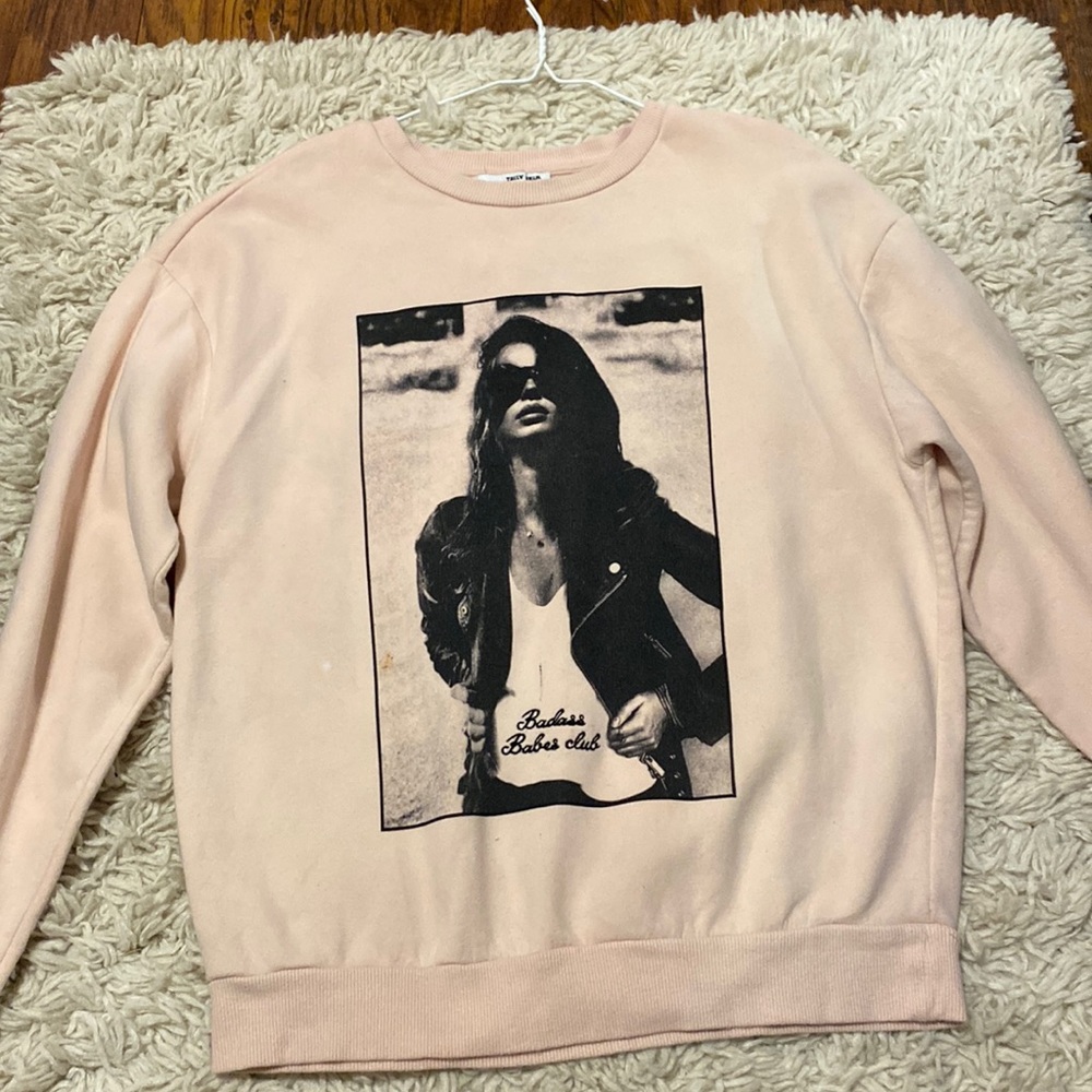Baby pink crewneck